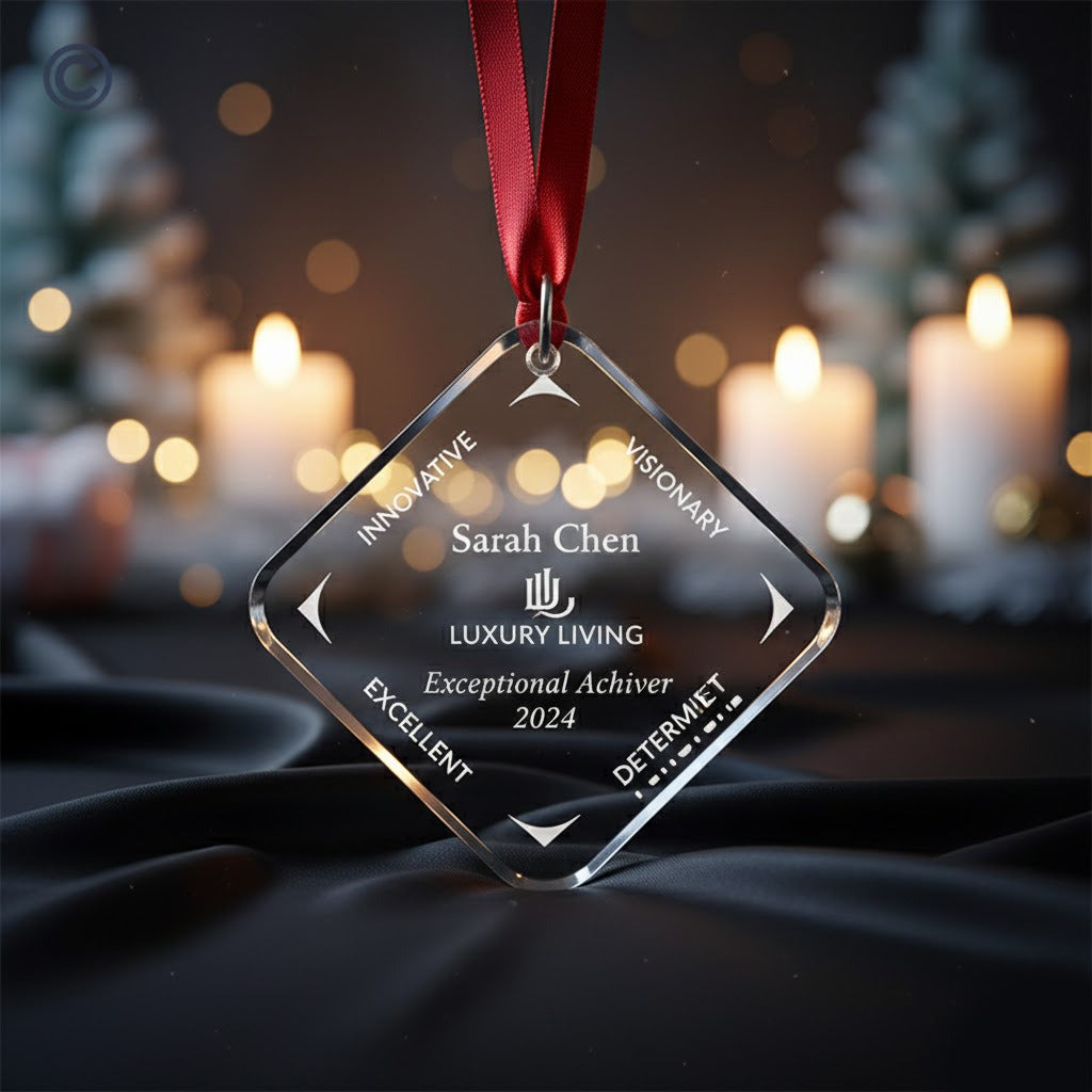 Custom Laser-Cut Acrylic Medal