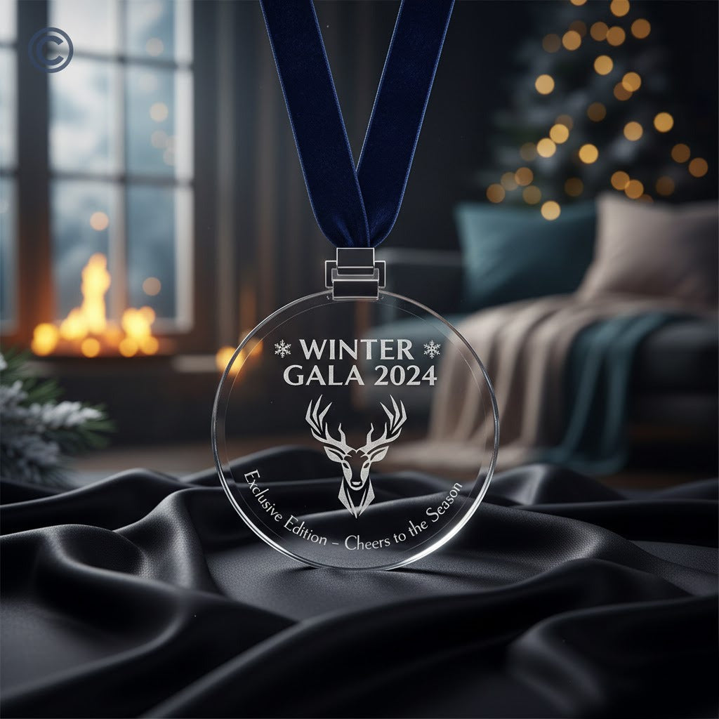 Custom Laser-Cut Acrylic Medal