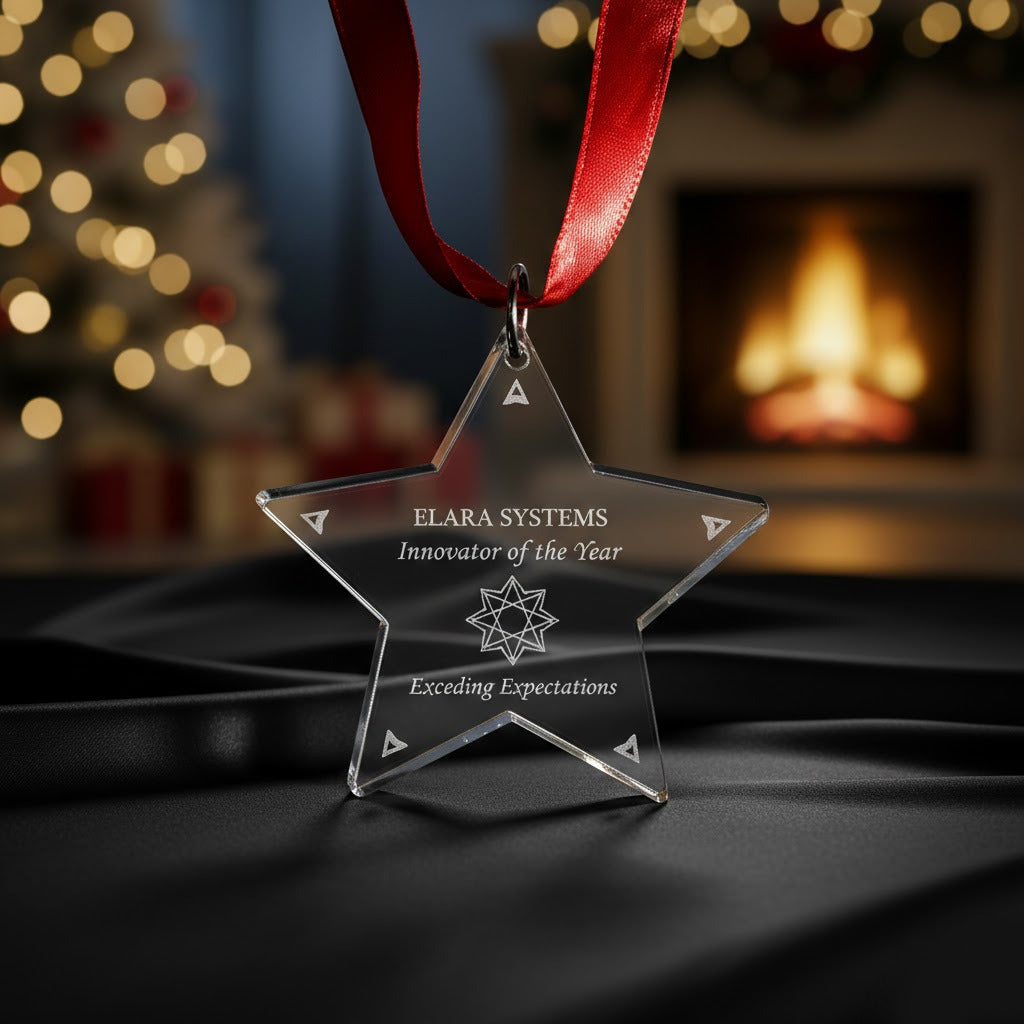 Custom Laser-Cut Acrylic Medal