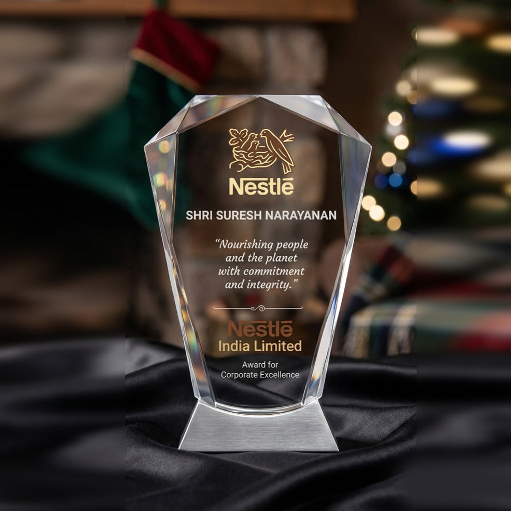 Premium Crystal Award Trophy 