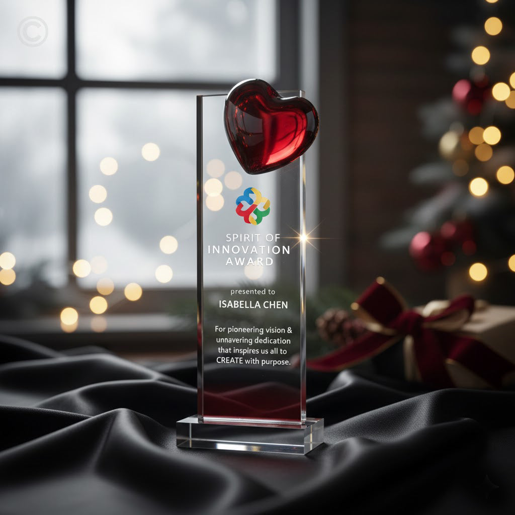 Luxury Acrylic Trophy with UV Printing