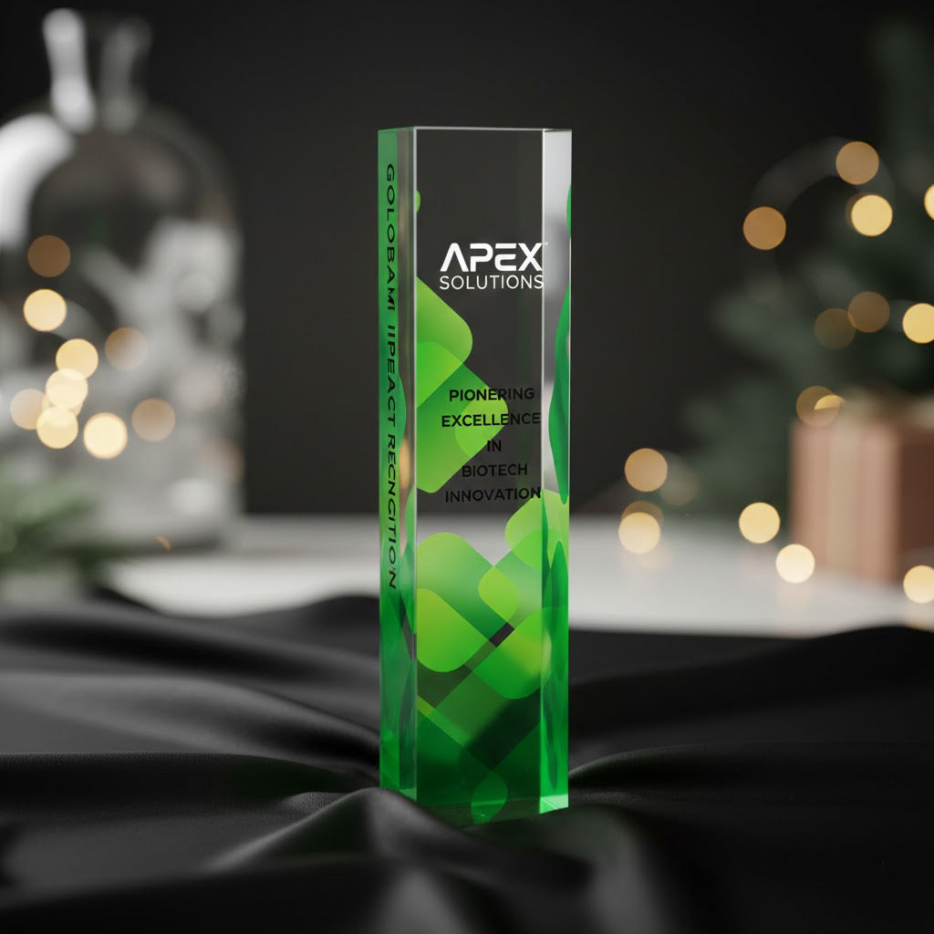 Crystal Clear Acrylic Custom Printed Awar