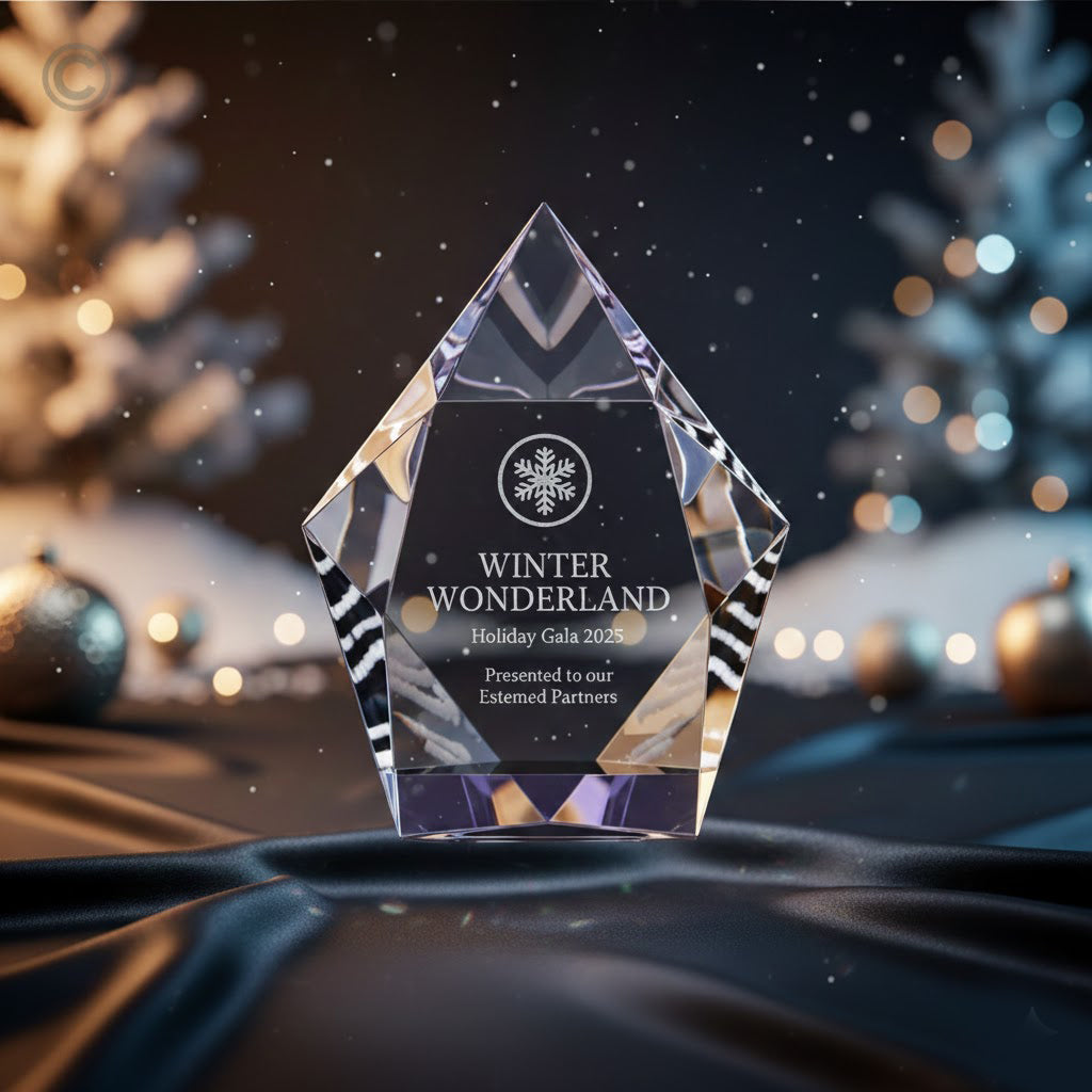 Crystal Memento  3D Laser Engraving