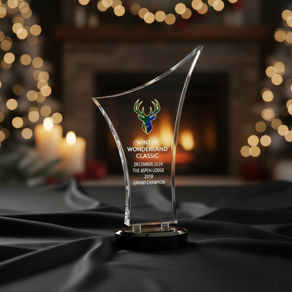 Crystal-clear Polished Acrylic Memento