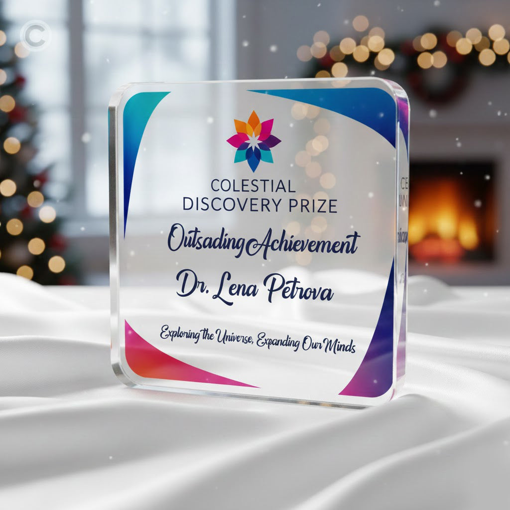 Personalized Square Acrylic Award