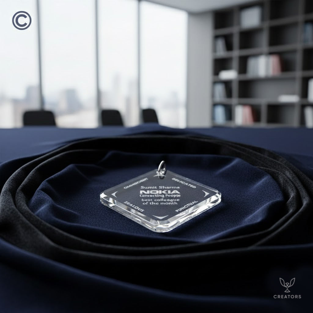 Custom Laser-Cut Acrylic Medal